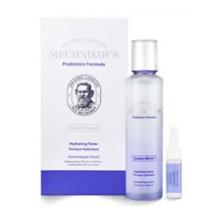 Holika Holika Mechnikov's probiotics formula, zestaw nawilżający toner + shot, 133ml+7g