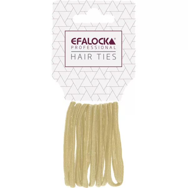 Efalock, gumki do włosów thick, blond 10szt., ref. 14102395
