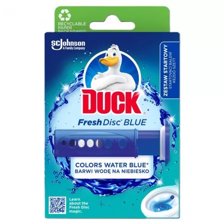 Duck Fresh Discs - barwiący żelowy krążek do toalety, 6szt., 36ml