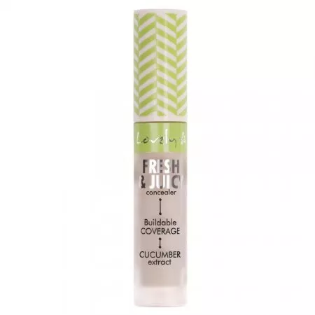 Lovely Fresh & Juicy Concealer rozświetlający korektor do twarzy z ekstraktem z ogórka 2 4.8g