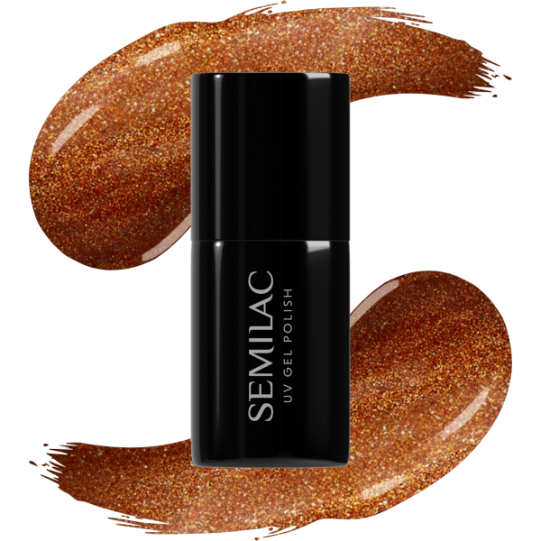 Semilac TrendyLicious, lakier hybrydowy, 944 Glazed Cinnamon, 7ml