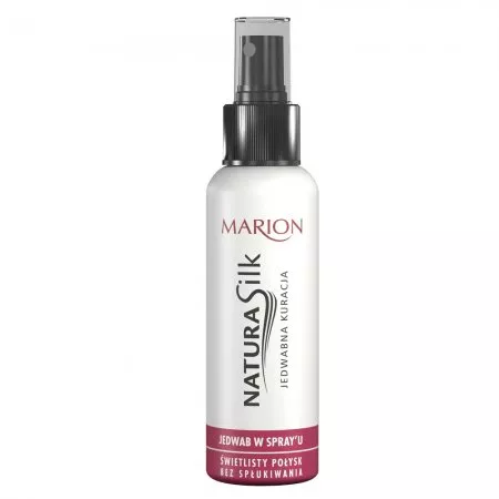 Marion Natura Silk jedwabna kuracja do włosów świetlisty połysk spray 130ml
