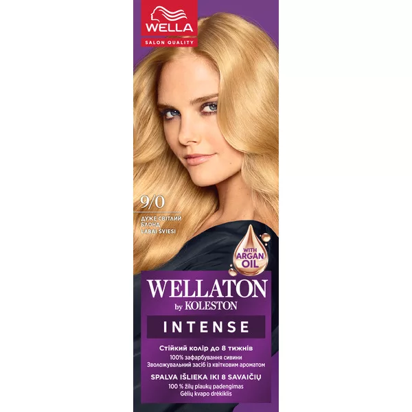 Wella Wellaton, farba do włosów, Bardzo Jasny Blond, 9/0, 100ml