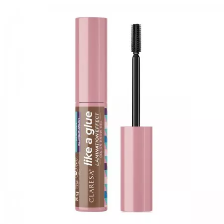 Claresa Like A Glue żel do brwi 02 Brown 8g