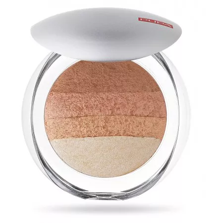 Pupa Luminys Baked All Over, wypiekany puder rozświetlajacy, 9g, 05 Gold Stripes