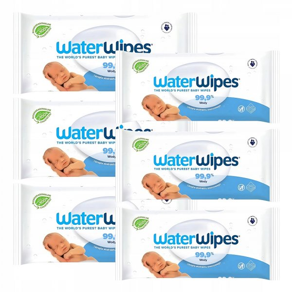 WaterWipes BIO chusteczki nawilżane dla dzieci 6×60szt