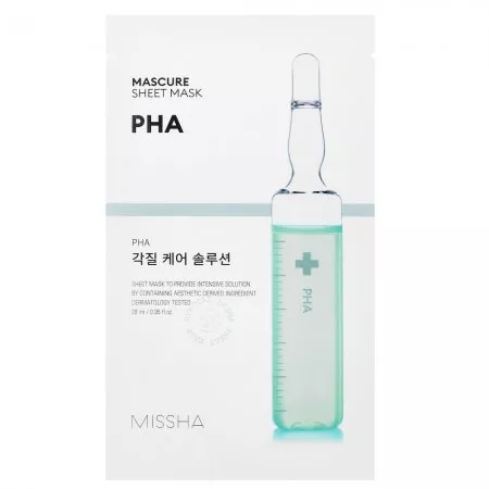 Missha Mascure PHA złuszczająco-oczyszczająca maseczka w płachcie 28ml