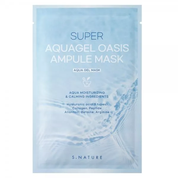 S. Nature Super Aquagel Oasis Ampule Mask nawilżająca maska w płachcie 30ml