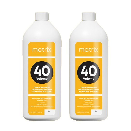 Matrix Creme Oxydant, aktywator w kremie do koloryzacji trwałej, 12%, dwupak, 2x1000ml