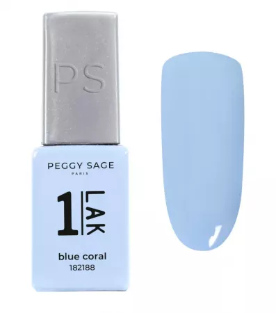 Peggy Sage, One-LAK lakier hybrydowy 3w1, blue coral, 5ml