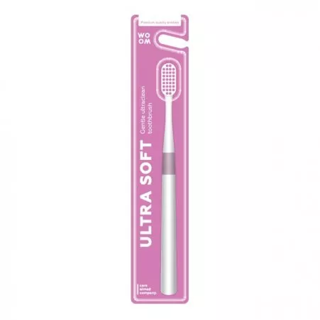 Woom Ultra Soft Ultraclean szczoteczka do mycia zębów głęboko czyszcząca Pink