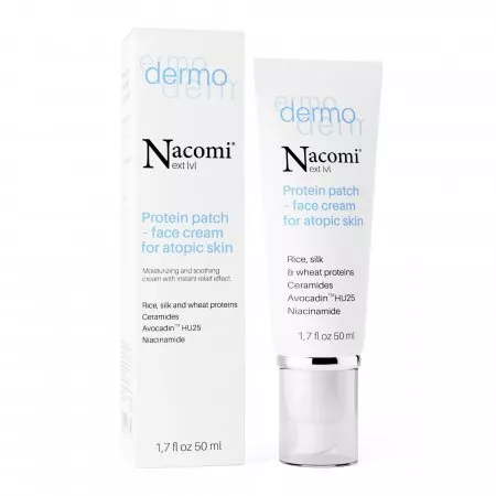 Nacomi, proteinowy krem do skóry atopowej, 50ml