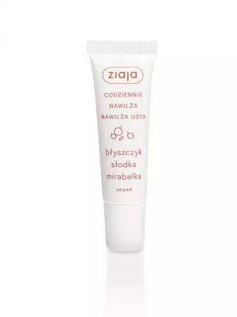Ziaja Pielęgnacja ust, błyszczyk do ust, słodka mirabelka, 12ml