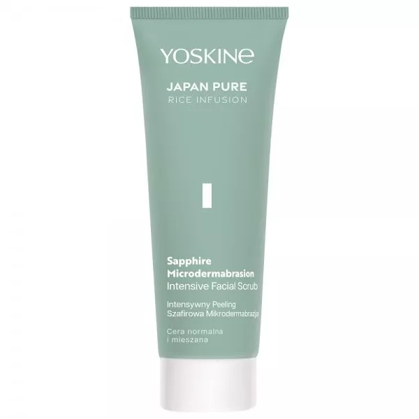 Yoskine Japan Pure Rice Infusion intensywny mikropeeling szafirowy 75ml
