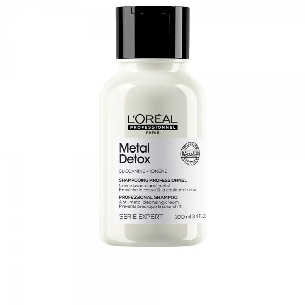 Loreal Metal Detox, szampon po koloryzacji oraz dekoloryzacji z glikoaminą, 100ml