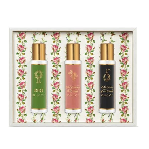 Gucci The Alchemist's Garden zestaw 1921 woda perfumowana spray 15ml + A Chant for the Nymph woda perfumowana spray 15ml + The Voice of the Snake woda perfumowana spray 15ml (U)