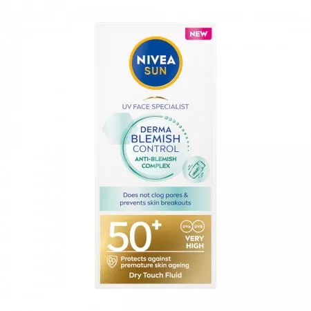Nivea Sun Derma Blemish Control fluid do twarzy SPF50+ 40ml