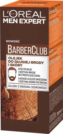 L'Oreal Paris Men Expert Barber Club Olejek do długiej brody i skóry, 30ml