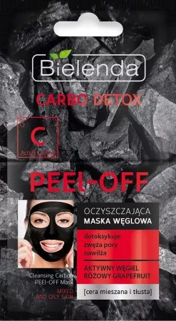 Bielenda Carbo Detox Maska Węglowa Peel-off, 6g