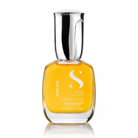 Alfaparf Milano Semi di Lino Sublime, płynne kryształki do wszystkich rodzajów włosów, 15ml