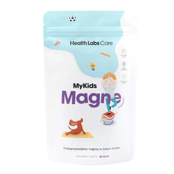 HealthLabs MyKids Magne suplement diety dla dzieci 60 żelek
