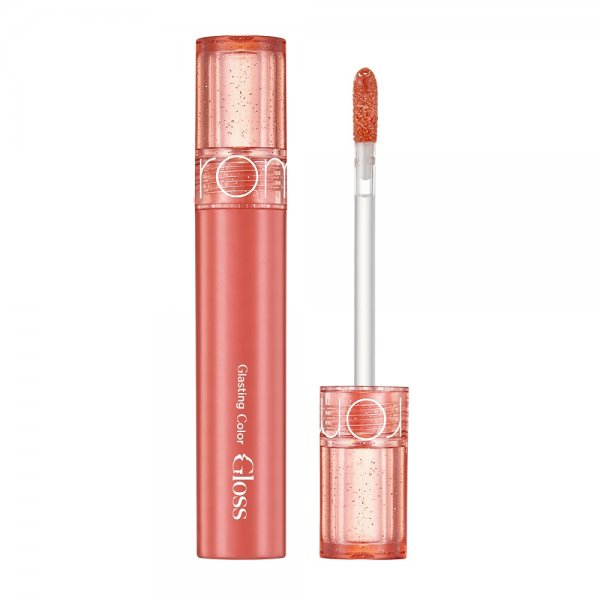 Rom&nd Glasting Color Gloss błyszczyk do ust 10 Apricot Sparkle 4g