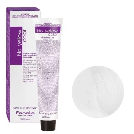 Fanola No Yellow, krem koloryzujący do włosów blond, ML.00, 100ml