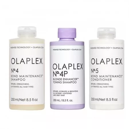 Olaplex, zestaw do pielęgnacji włosów blond No.4, No.4P, No.5