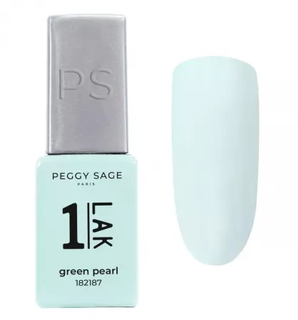 Peggy Sage, One-LAK lakier hybrydowy 3w1, green pearl, 5ml