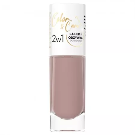Eveline Cosmetics Color&Care, Lakier i odżywka do paznokci 123, 8ml