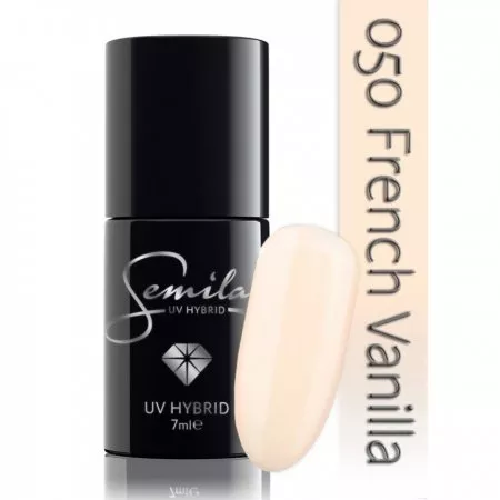 Semilac lakier hybrydowy 050 French Vanilla, transparentny, 7ml