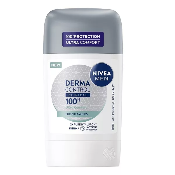 Nivea Men Derma Control Clinical Ultra Comfort antyperspirant w sztyfcie 50ml (M)