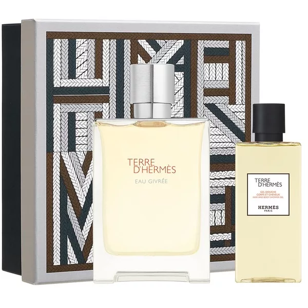 Hermes Terre D'Hermes Eau Givree zestaw woda perfumowana spray 100ml + żel pod prysznic 80ml (M)