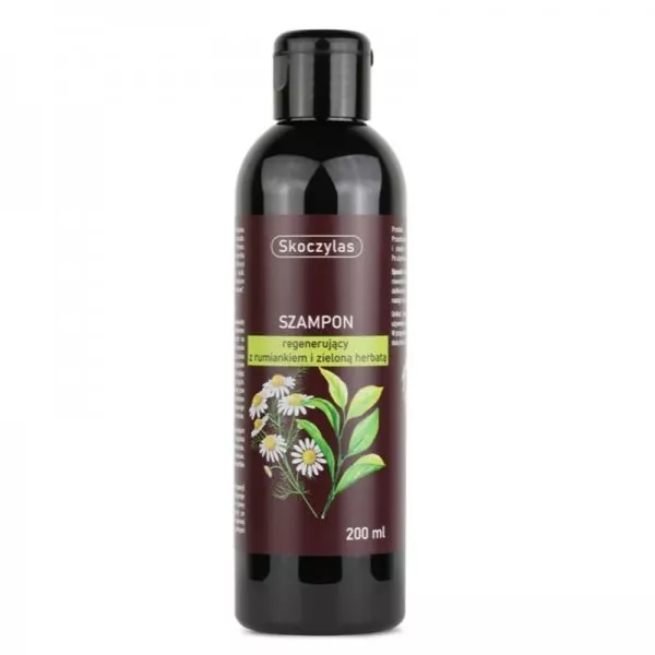 Skoczylas Szampon regenerujący z rumiankiem i zieloną herbatą 200ml