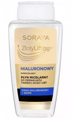 Soraya Złoty Lifting, hialuronowy płyn micelarny, 400ml