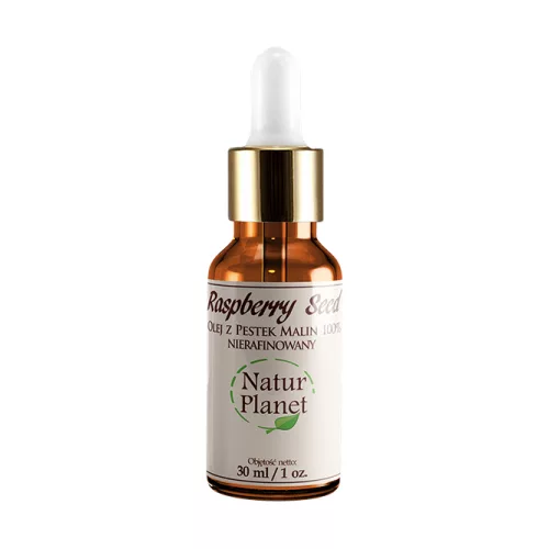 NaturPlanet, olej z pestek malin, 30ml - data ważności (5.2026)
