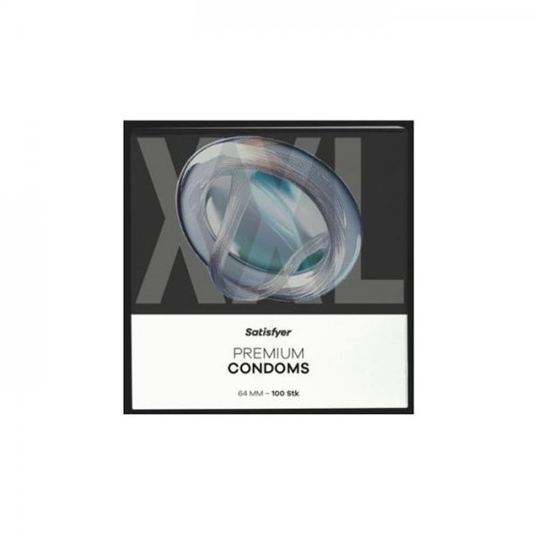 Satisfyer Premium Condoms prezerwatywy lateksowe 64mm 100szt.