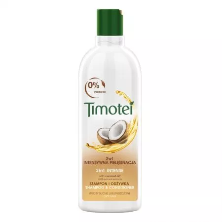 Timotei Intensywna Pielęgnacja 2w1 szampon z odżywką do włosów suchych i zniszczonych 400ml