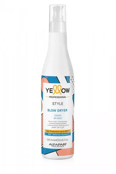 Yellow Professional Style Blow Dryer, krem termoochronny do włosów, 250ml