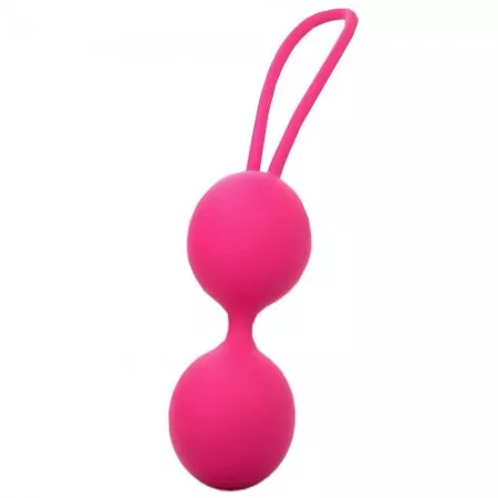 Marc Dorcel Dual Balls silikonowe kulki gejszy Magenta