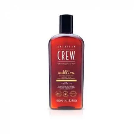 American Crew 3w1 Ginger&Tea, szampon, odżywka i żel pod prysznic w jednym, 450ml