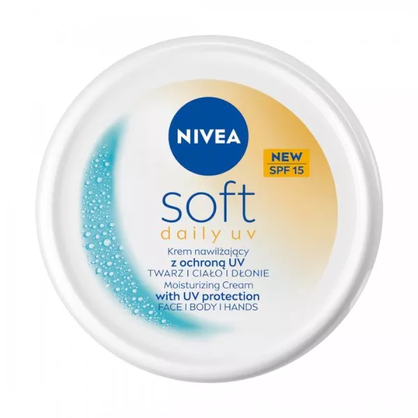 Nivea Soft Daily UV krem intensywnie nawilżający SPF15 100ml
