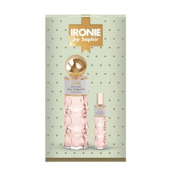 Saphir Ironie Pour Femme zestaw woda perfumowana spray 200ml + woda perfumowana spray 30ml (W)
