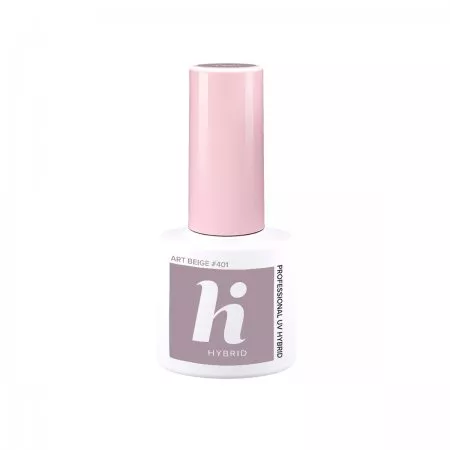 hi hybrid, lakier hybrydowy, 5ml, #401 Art Beige