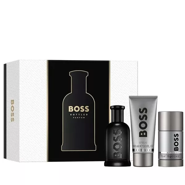 Hugo Boss Boss Bottled zestaw perfumy spray 100ml + dezodorant sztyft 75ml + żel pod prysznic 100ml (M)