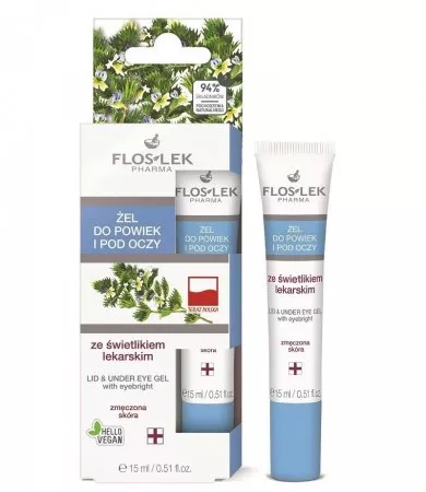 FlosLek Żel do powiek i pod oczy ze świetlikiem lekarskim 15ml