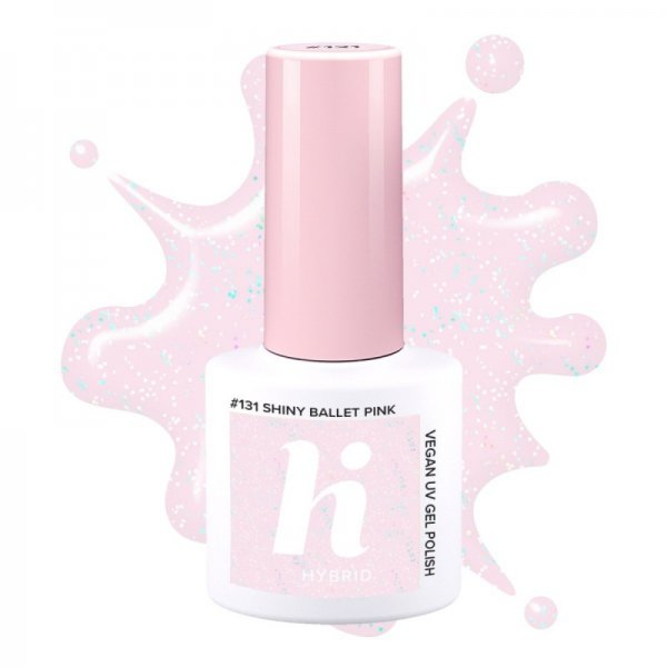 hi hybrid, lakier hybrydowy, #131 Shiny Ballet Pink, 5ml