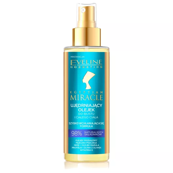 Eveline Egyptian Miracle, ujędrniajacy olejek do biustu i całego ciała, 150ml