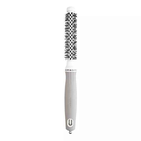 Olivia Garden Expert Blowout Shine, szczotka do modelowania i suszenia włosów, White&Grey 15mm