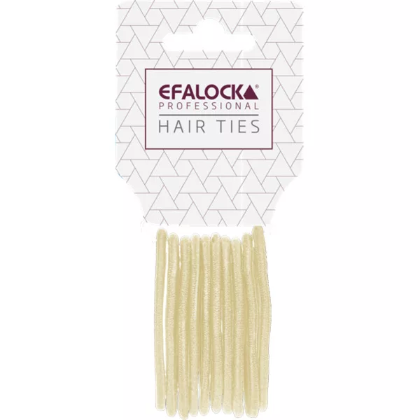 Efalock, gumki do włosów standard, blond 10szt., ref. 14102398